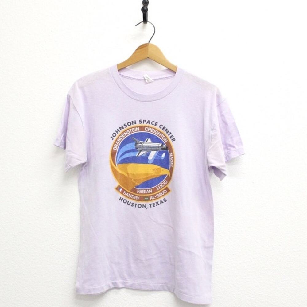 Vintage Johnson Space Center Houston Texas T Shirt Large